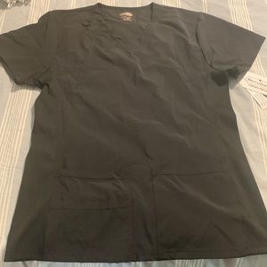 Ladie Black scrub top Medium